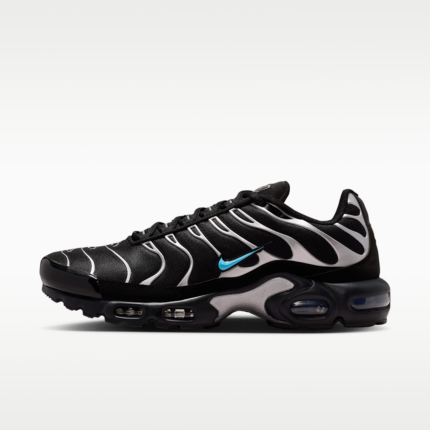 NIKE AIR MAX PLUS ホワイト/ブルー/ブラック 29.5 cm Nike Air Max Plus Premium Men's Shoes. Nike.com